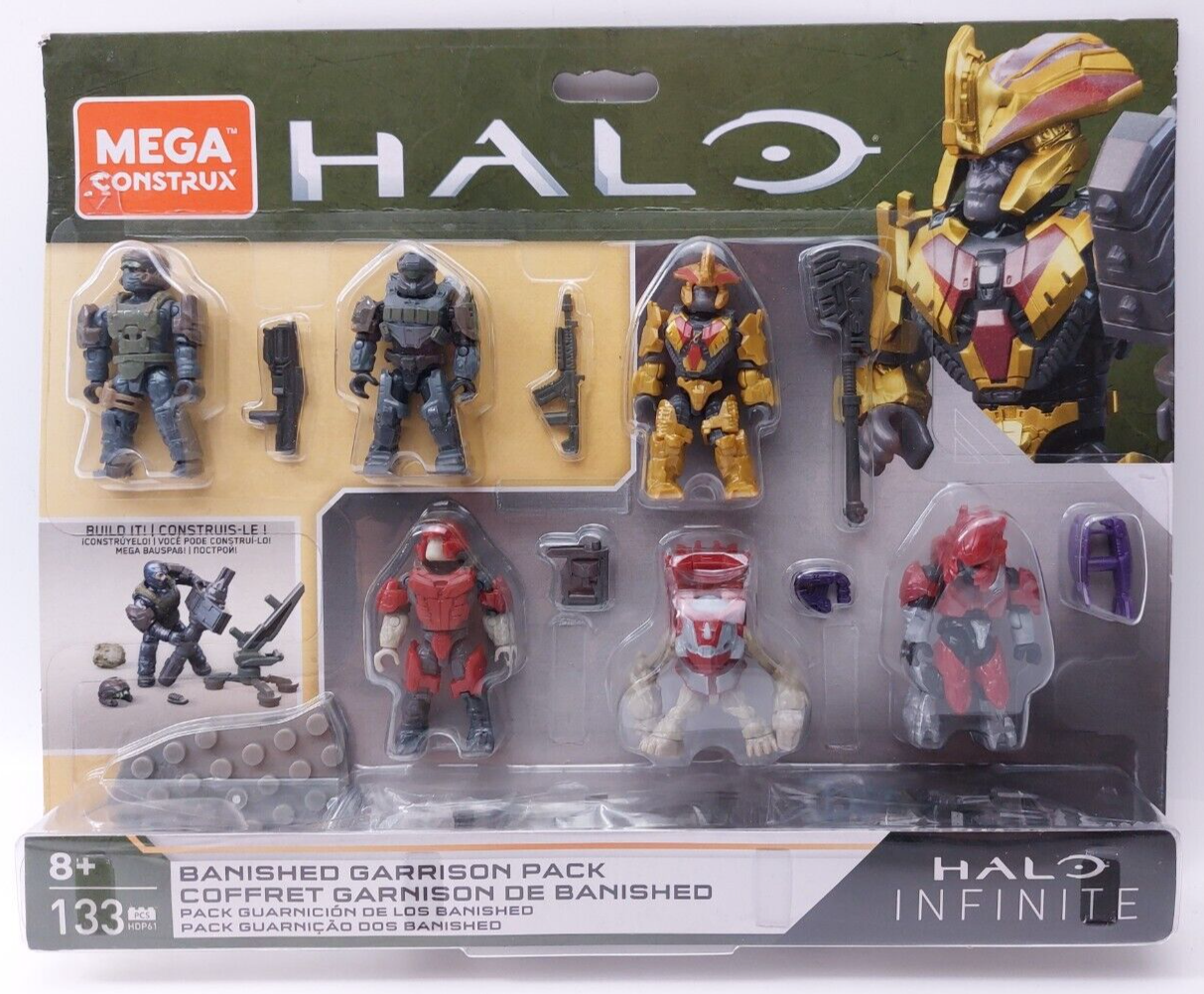 Mega Construx Bloks Halo Banished Garrison Pack Halo Infinite Set 