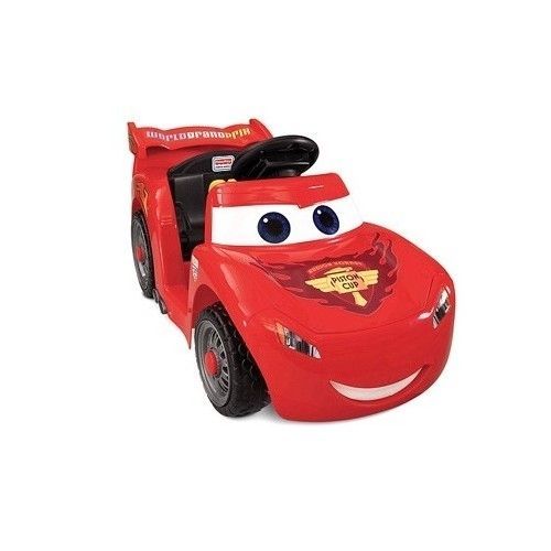 Fisher Price Power Wheels Battery Powered Ride-On Lightning McQueen ...