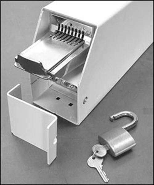 AntiTheft Armor for coin box Security System Cover For Whirlpool Stack