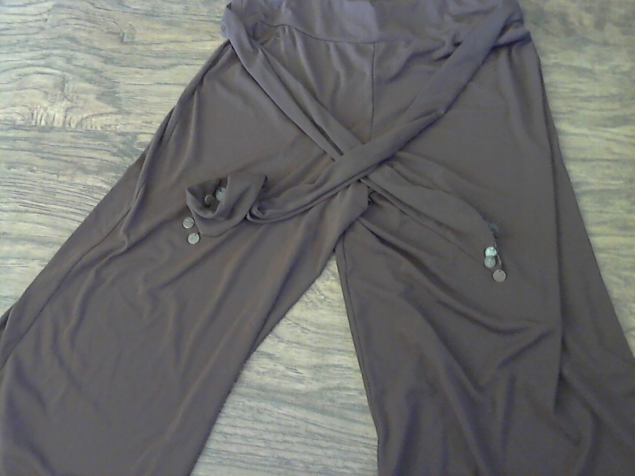 Larry Levine woman's chocolate stretch 