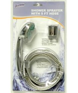 Shower Sprayer with 5 Ft Hose and Mount Chrome Construction Free Shipping - $10.84