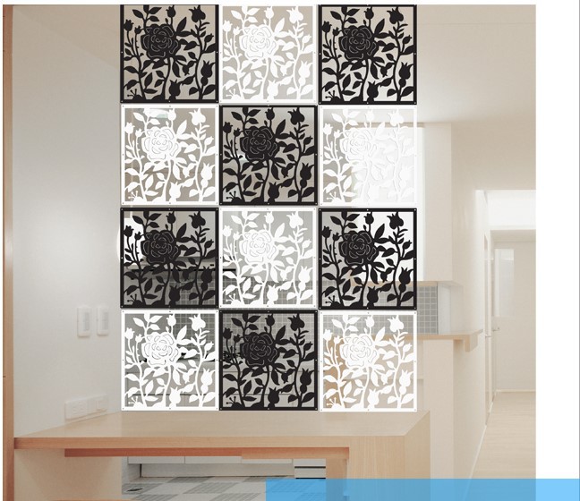 NEW 36 Rose Design Chinese Style Hanging Screen Partitions Wall Art