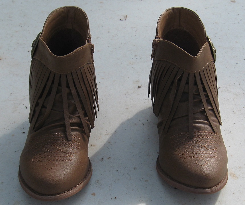 Brown Western Ankle Boots Womens Boots