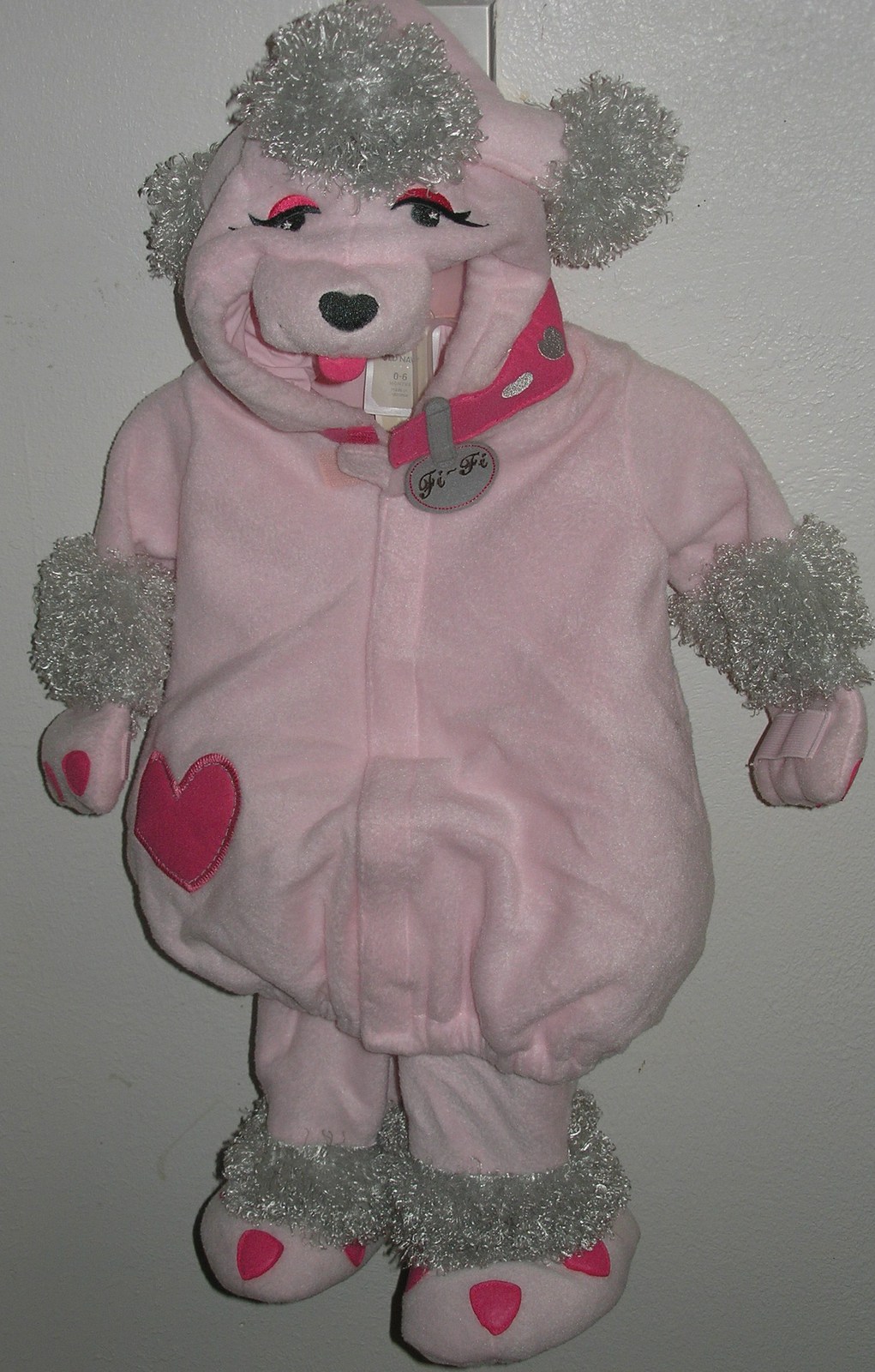 Brand New Old Navy Pink 2 Piece Dog FiFi Costume Size 06 Months