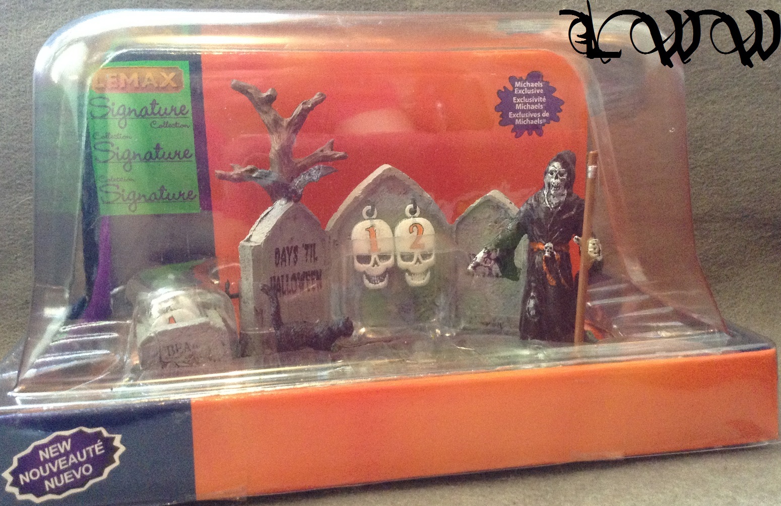 Lemax Spooky Town Halloween Grim Reaper Countdown Set of 7 Pieces ...