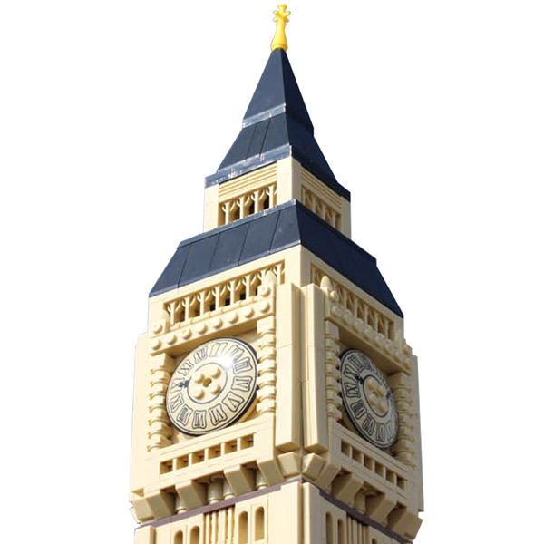 Big Ben Clock Tower Building Block Model - Compatible With Lego Bricks ...