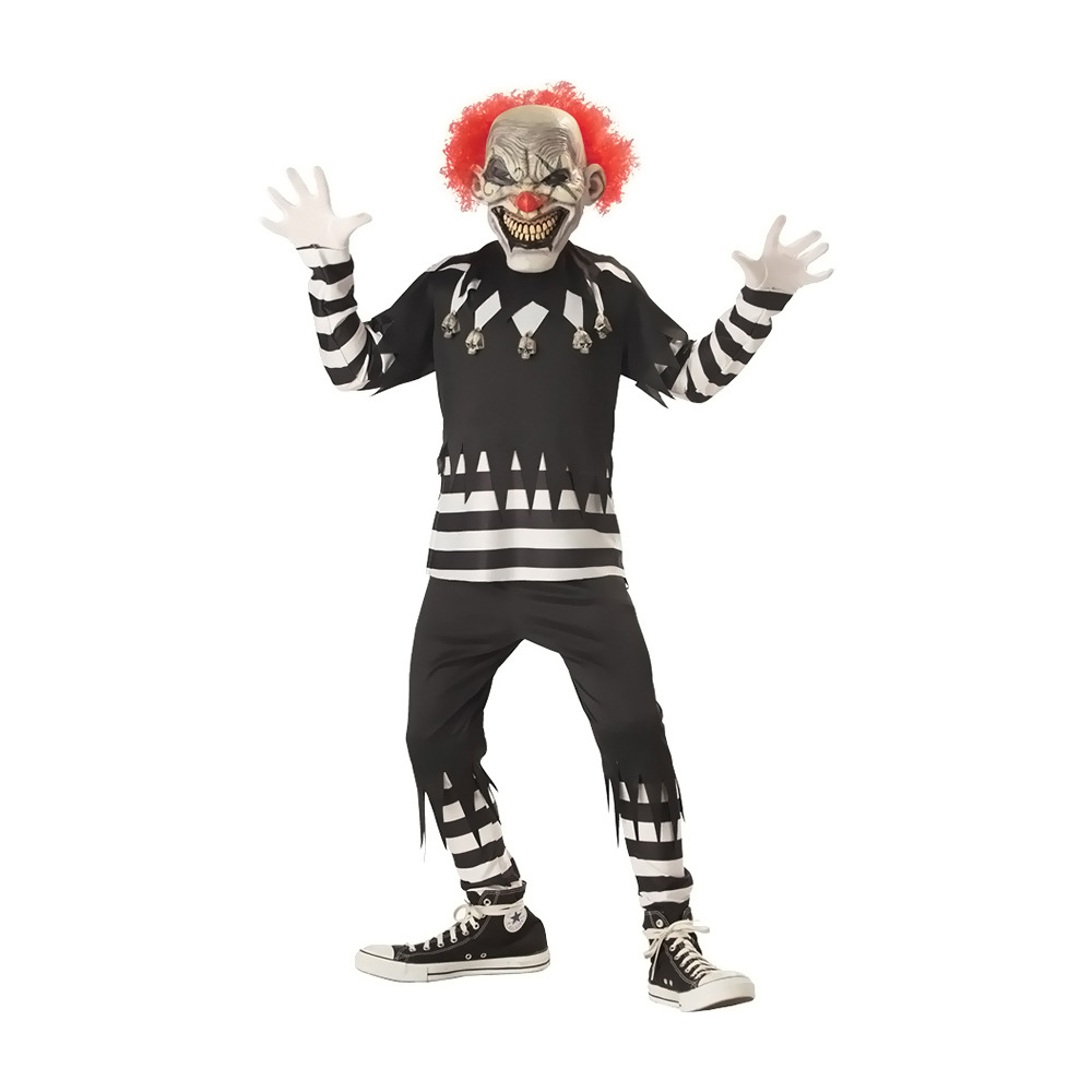 Morris Costumes Halloween Party Creepy Dlown Child Large 10-12 - $61.50