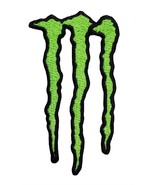Monster Energy Racing Motorcycle Fully Embroidered Iron On Patch 1.75" x 3.0" - $5.87