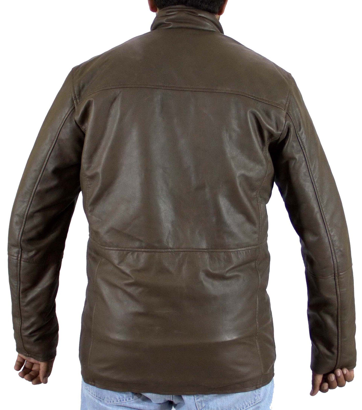 Handmade New Men Stylish Soft Leather Jacket with dual Closure Front ...