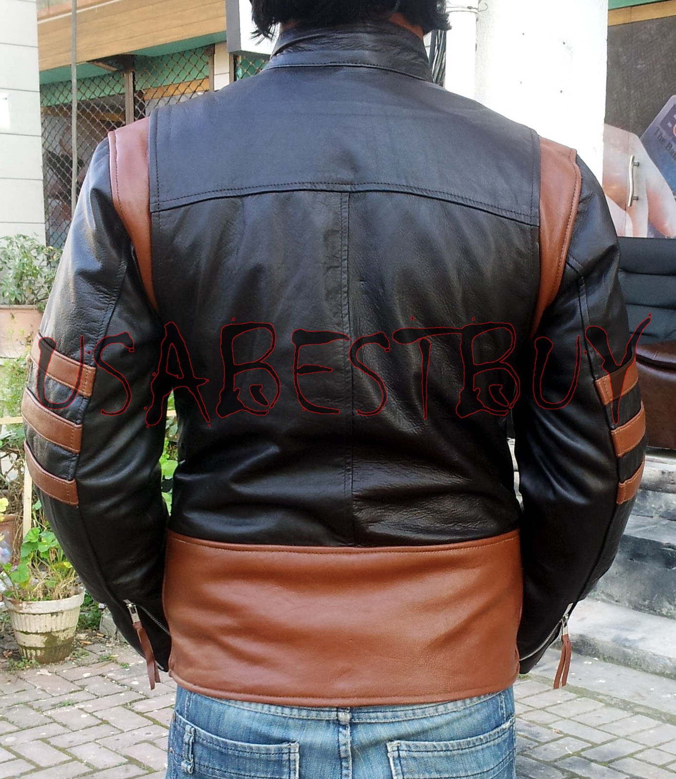 Handmade New Men Stylish XMen Costume Leather Jacket, Men Leather ...