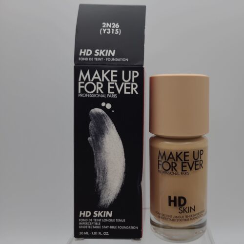 Primary image for Make Up For Ever HD Skin Undetectable Stay True Foundation 2N26, 1.01oz, NIB