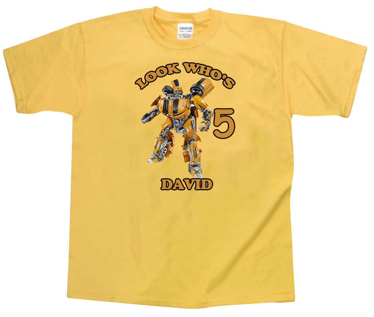 personalized transformers birthday shirt
