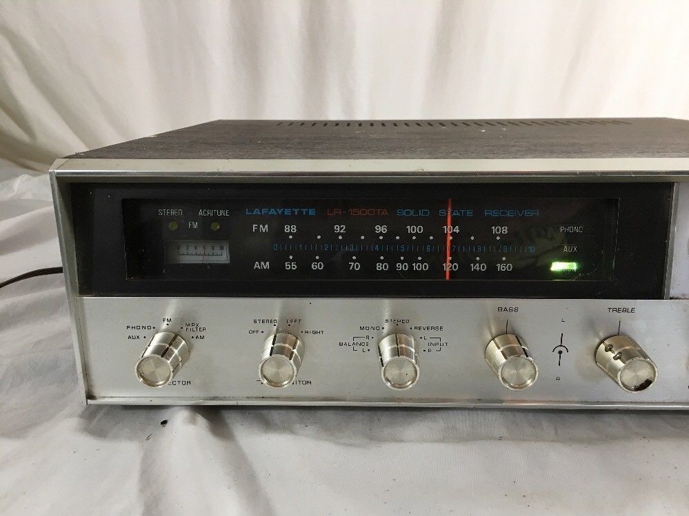 Lafayette Am FM receiver LR1500TA Vintage Stereo Receivers