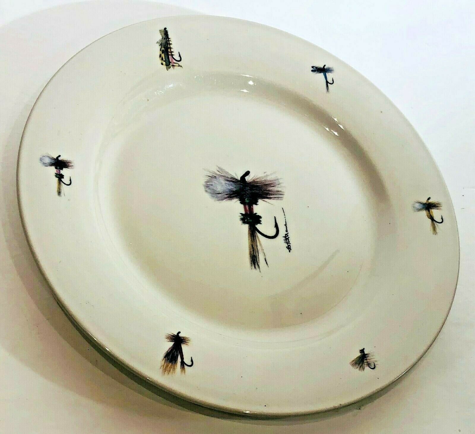 Angler's Expressions 1999 FLY FISHING Dinnerware Collection Boise Idaho
