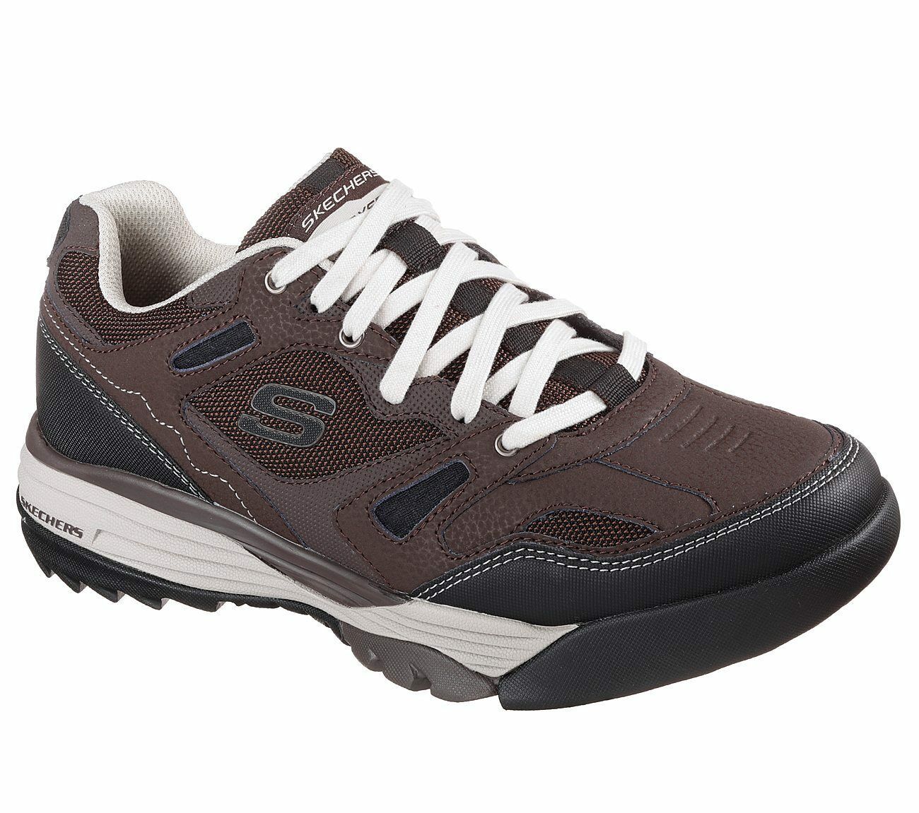 51800 Brown Skechers shoes Men Memory Foam Sport Train Comfort Casual ...