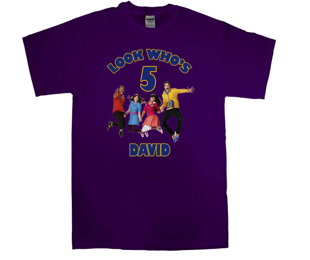 Fresh Beat Band Personalized Purple Birthday Shirt
