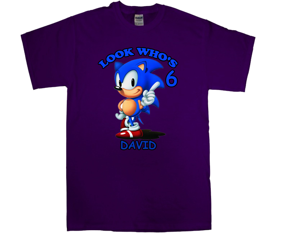 sonic the hedge hog shirts