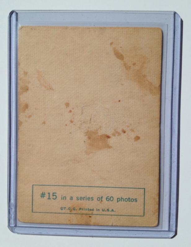 1964 Beatles Trading Card No 15 Portrait Harrison Autograph