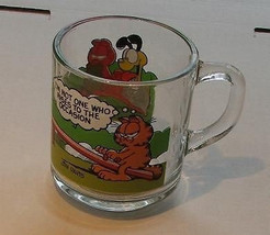 MCDonalds Garfield 1980 Rises to the Occasion Glass Cup - $9.99