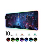 Large Anime Cybernetic LED Gaming Mouse Pad, RGB Gaming Mouse Pad - $37.99+