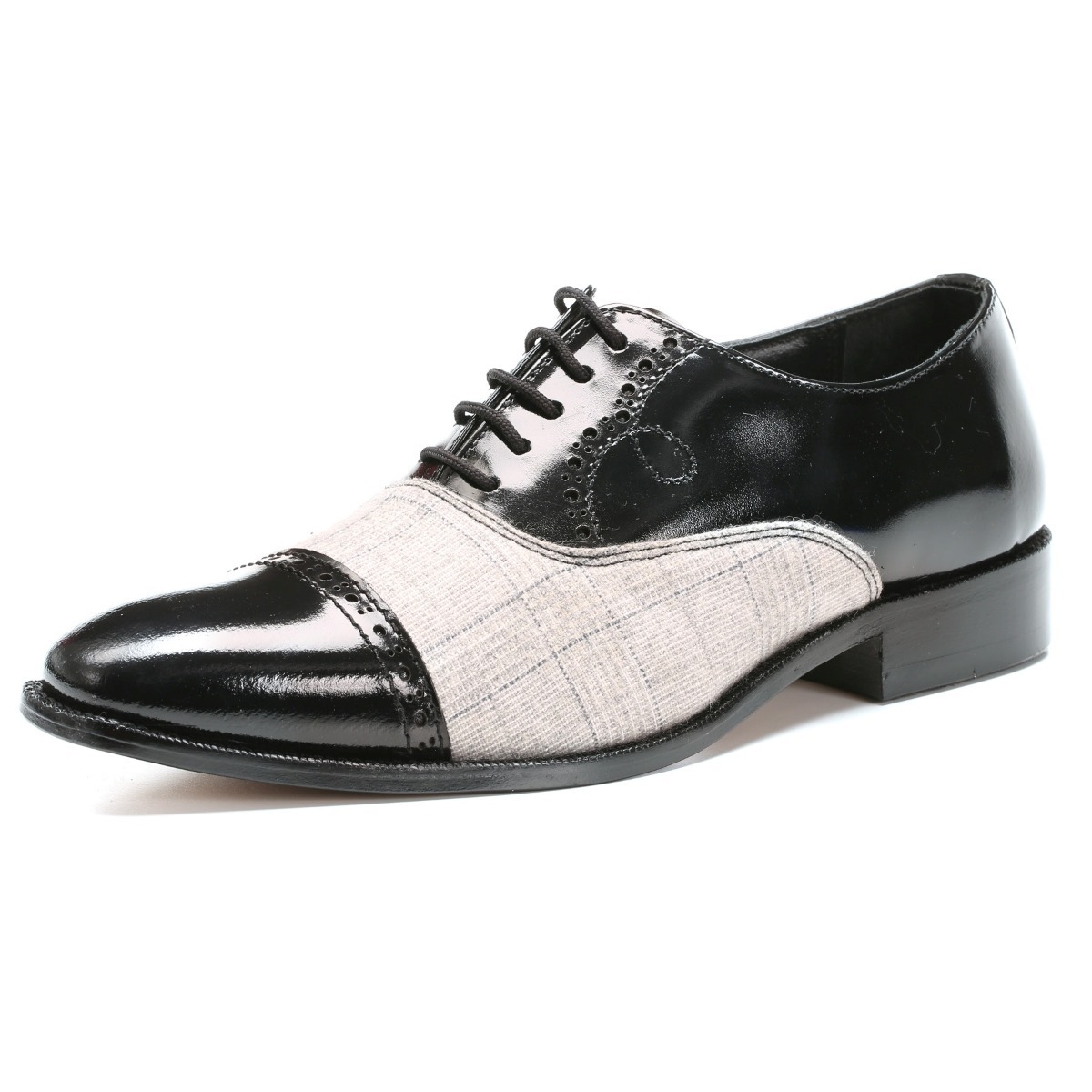 LibertyZeno Men's Genuine Leather Oxford Dress Shoes-1039