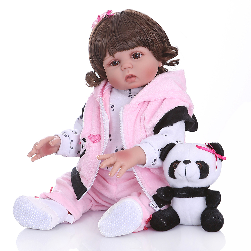 curly hair reborn doll