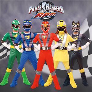 Power Rangers Diseny RED RPM Muscle Costume +Mask 4/6 NEW - TV, Movie ...