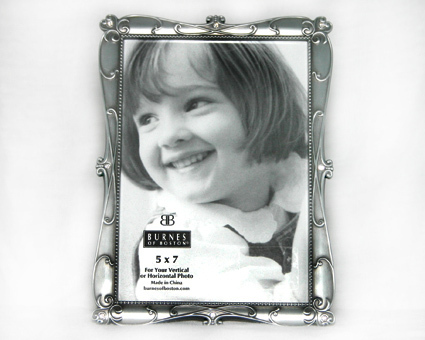 Pewter 5x7 Picture Frame with Bling - Frames