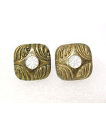 ANTIQUE Gold Filled Mother of Pearl CUFF LINKS - 3/4 inch  - £112.01 GBP