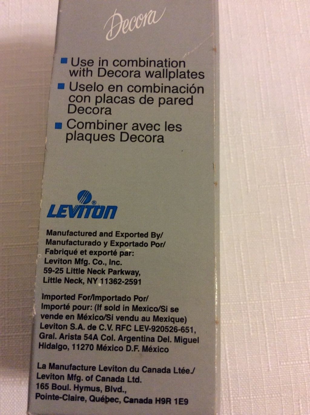 Leviton Almond Color Change Conversion Kit For L//S Mural Dimmer Switch DLKDD-1LA