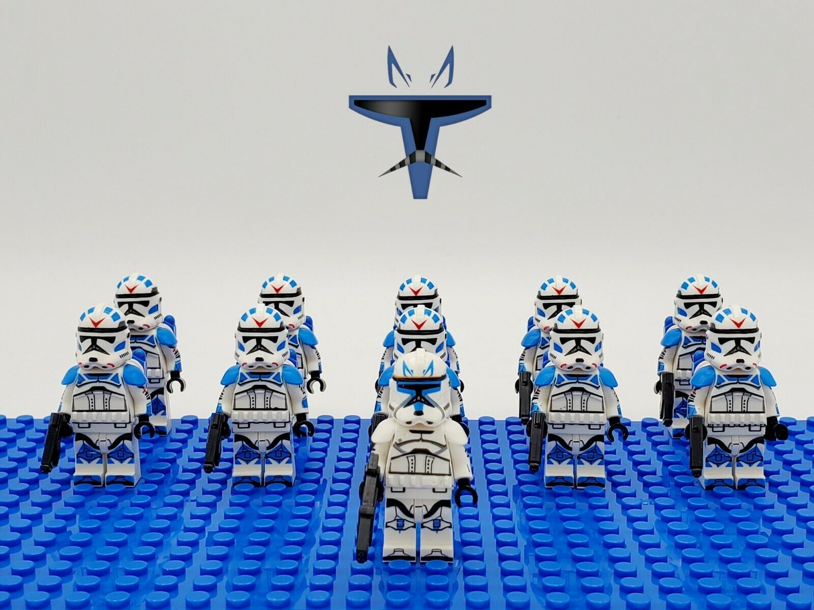 11Pcs Captain Rex And 501st Jet Trooper Army Star Wars Clone Wars Minifigure Toy