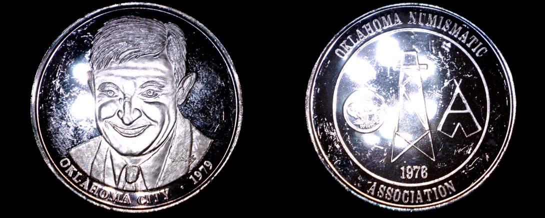1979 Oklahoma Numismatic Association 1 oz Silver Proof Round - $49.99