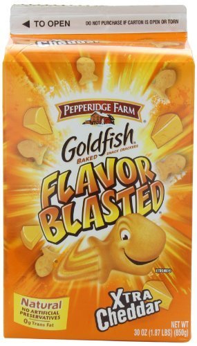 Pepperidge Farm Goldfish, Xtra Cheddar, 30-ounce carton [Grocery ...