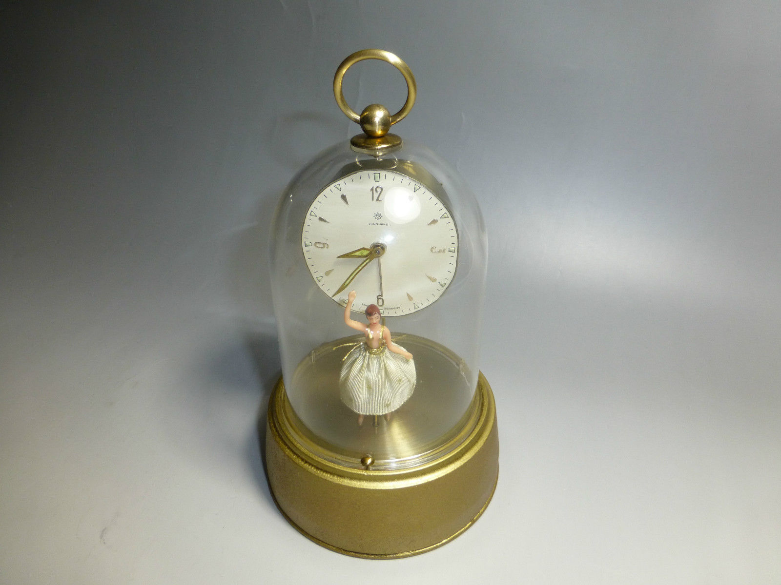 EXC Vintage Musical Alarm Clock Reuge Dancing Ballerina Music Box (Watch Video) Alarm