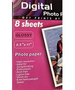 DIGITAL PHOTO PAPER 8 SHEETS - $8.91