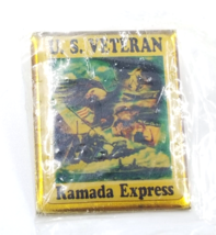 Vintage US Veteran Ramada Express Hotel Casino Enamel Lapel Pin Souvenir... - $12.99