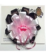 Hair Bow - 2-1/4&quot; Satin Ribbon Trendy Clip - $0.00