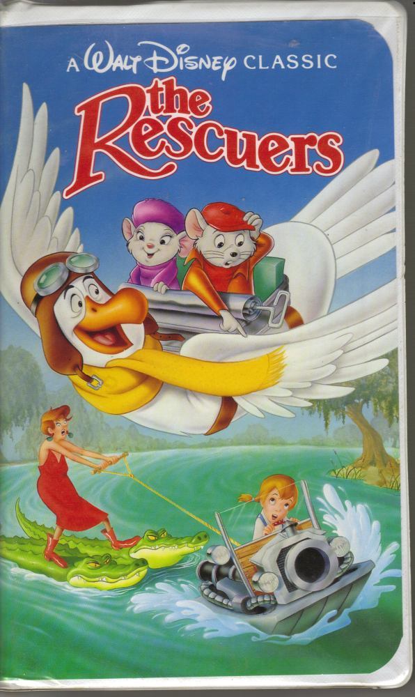 Walt Disney The Rescuers VHS