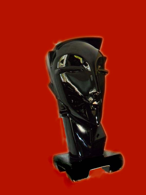 Vintage Art Deco Head statue art ware Lady Head Sculpture Sculptures & Figurines