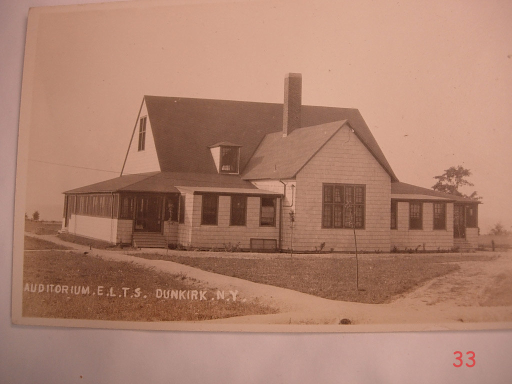 Vintage Real Photo Street Scene RPPC Postcard of Dunkirk NY Real Photo