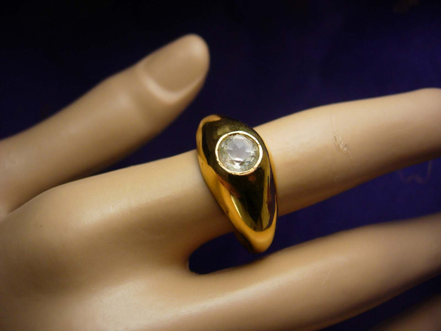 Vintage Mans Wedding Ring 14k HGE 7.7 Grams Unity Size 12 - Rings