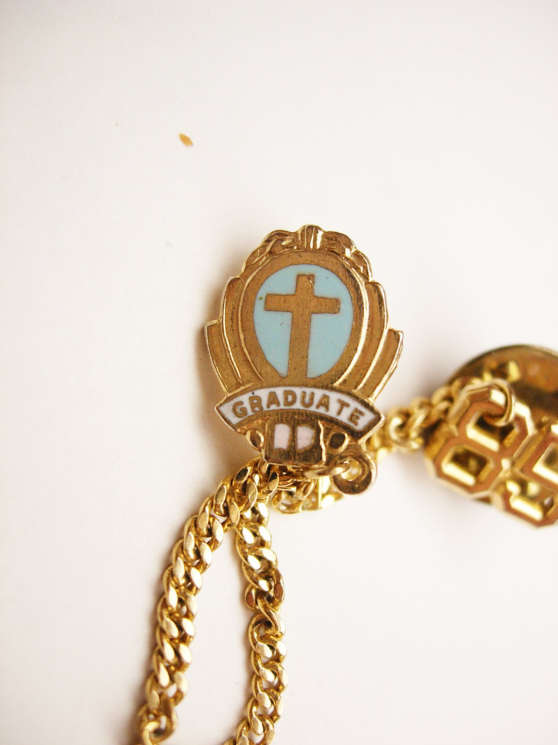 Enamel Pin Vintage Tie Tac Pin Graduate Cross Religious Tie Clasps, Tacks