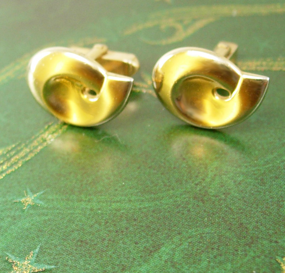 Art Deco Vintage Swank Cufflinks Gold Filled Birthday Wedding