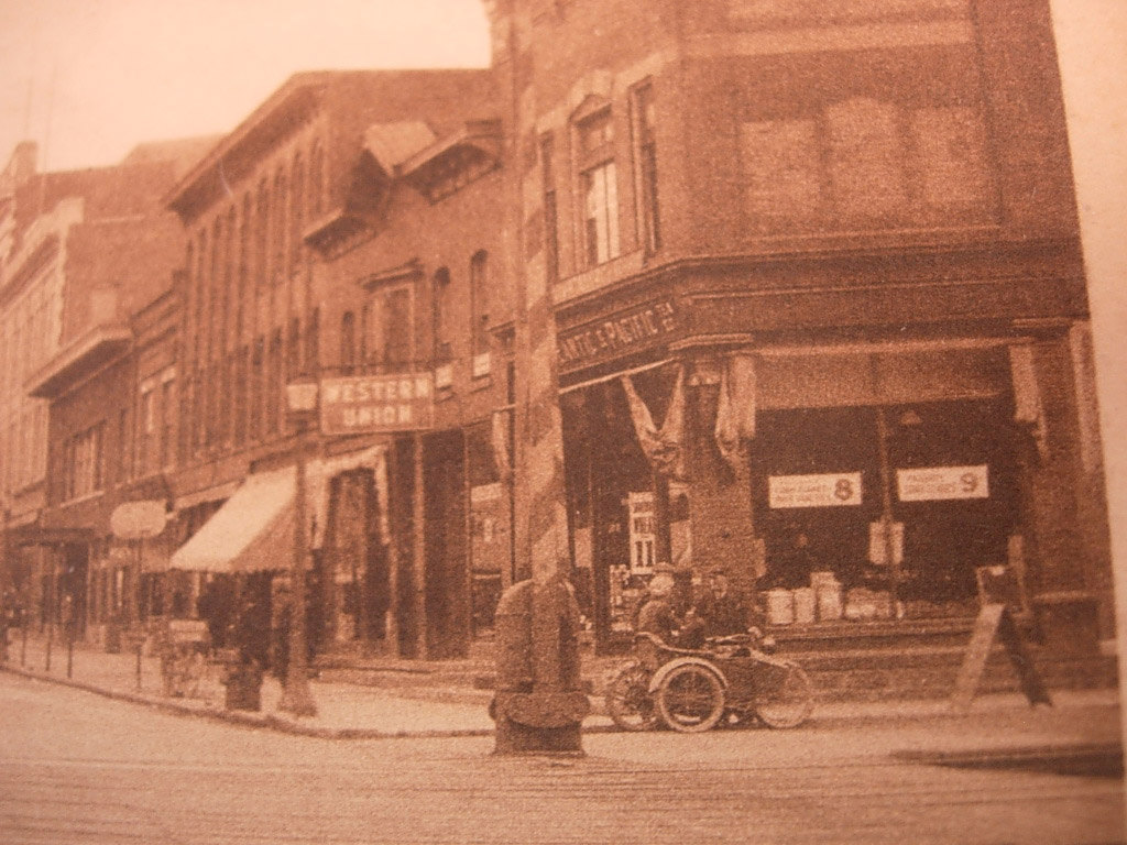 Street Scenes Real Photo RPPC Unused Postcard Central Avenue Dunkirk NY