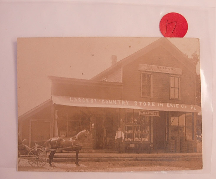 Victorian Western Photo Postcard RPPC Largest Country Store in Erie