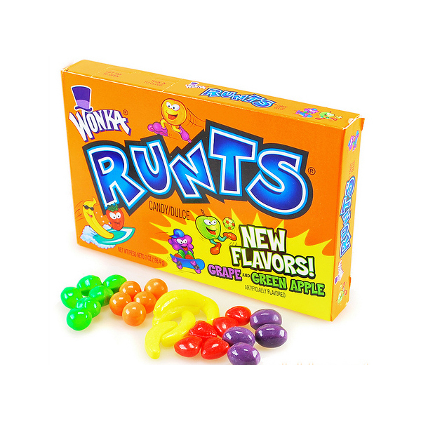 12 Boxes Wonka Runts Candy 5 Oz Bulk Vending Machine Candies New Lot