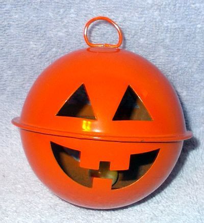 Halloween Pumpkin JOL Hanging Marble Rattle Noise Maker -B- - Other