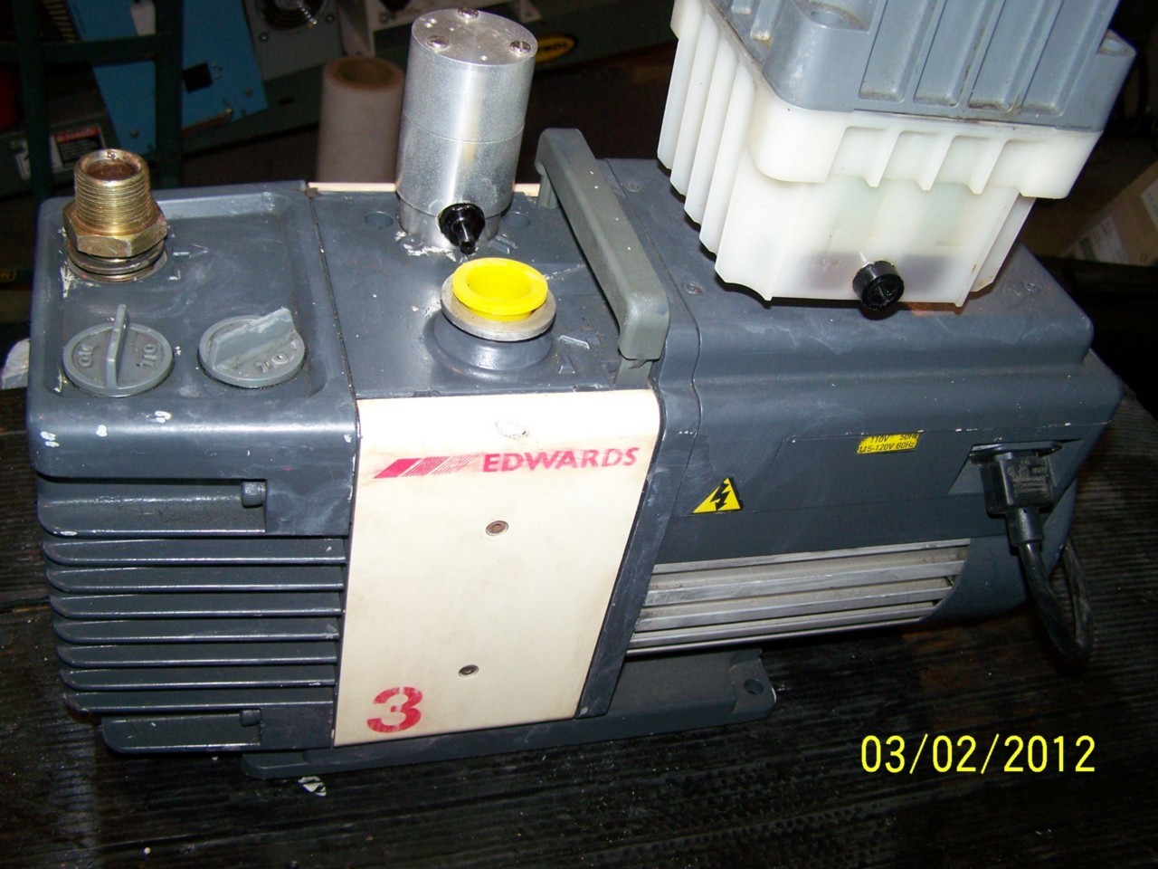 Edwards RV3 Vacuum Pump & Oil Mist Filter EMF 20 Pumps & Pump Accessories