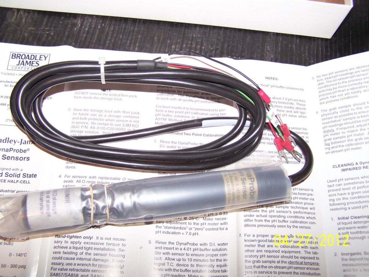 BroadleyJames PH DynaProbe II Conductive Rugged Sealed Sensor ST951