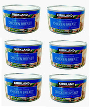 6 Cans Kirkland Signature Premium Chunk Extra-Lean Chicken Breast 12.5 OZ Exp 23 - $31.49